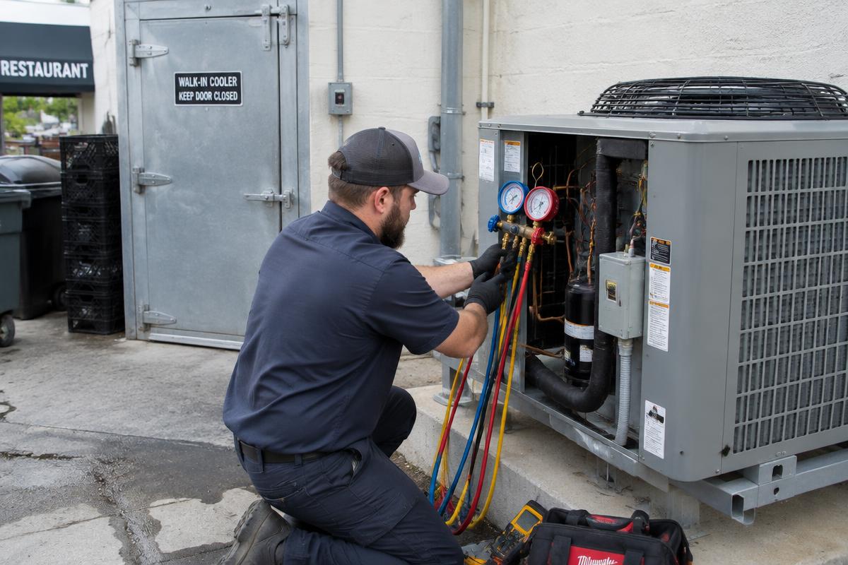 Illustrative equipment image for Commercial Refrigeration Repair & Maintenance